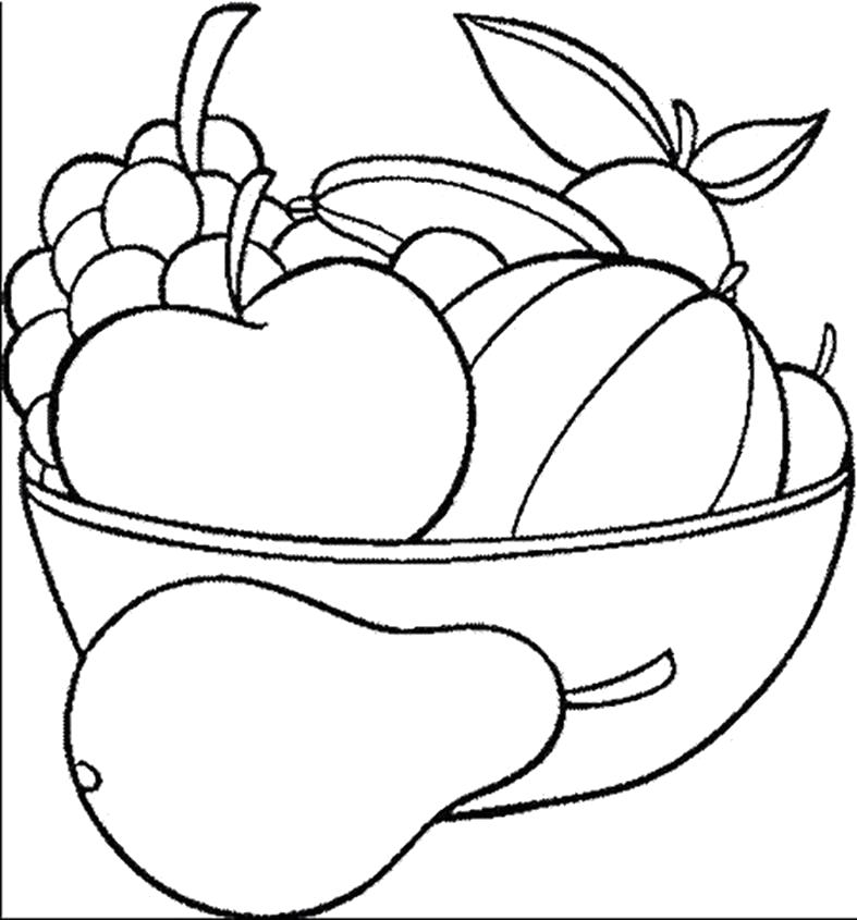 Название: Раскраска Раскраска фрукты . Категория: Фрукты. Теги: груша, яблоко.