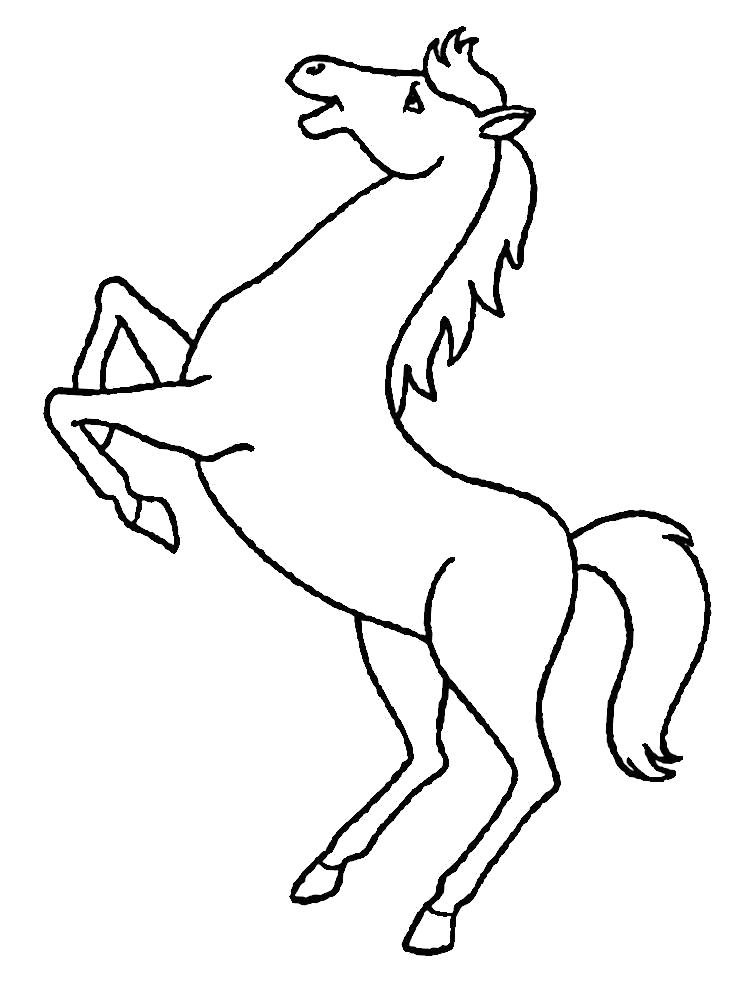 Название: Раскраска Лошадь. Категория: Домашние животные. Теги: Лошадь.