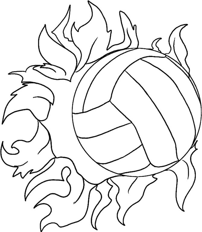 Название: Раскраска мяч летит, мяч и воздух. Категория: Волейбол. Теги: Волейбол.