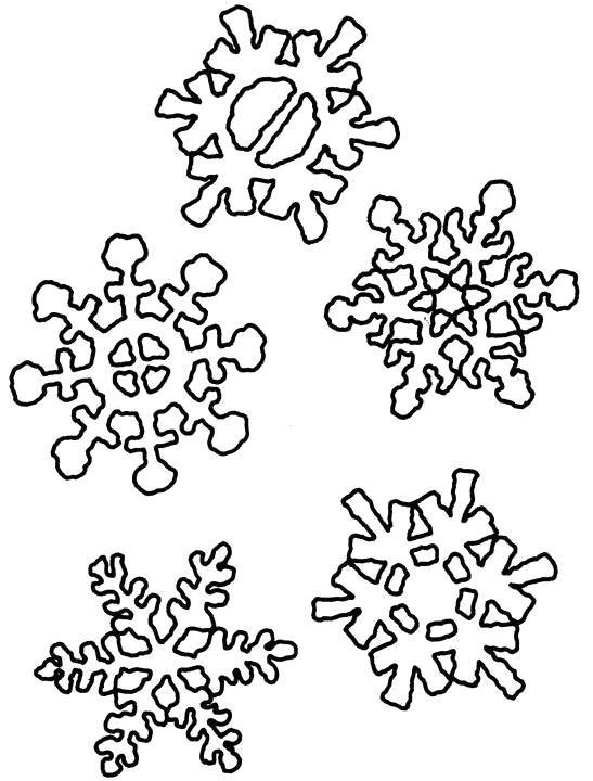 Название: Раскраска Раскраска Снежинки скачать и распечатать. Категория: Новый год. Теги: Снежинки.