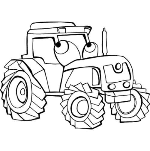Название: Раскраска Раскраски тракторов. Категория: для мальчиков. Теги: трактор.