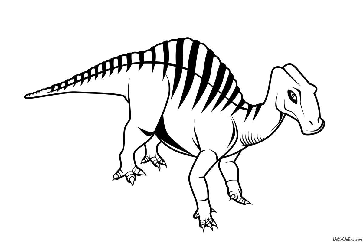 Раскраска Раскраски "динозавры". динозавр