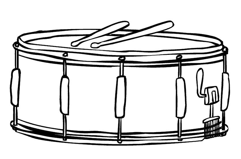 Название: Раскраска игрушка барабан. Категория: Барабан. Теги: Барабан.