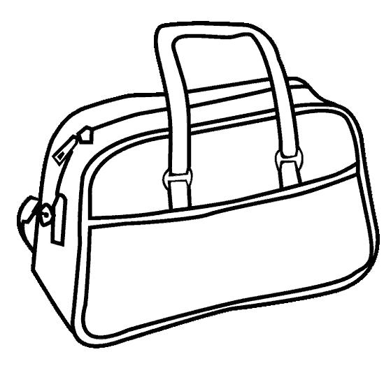 Название: Раскраска Дамская сумочка. Категория: . Теги: .