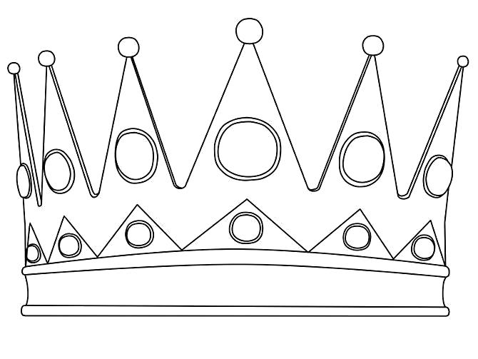 Раскраска корона, королевская корона, золотая корона. Скачать Корона.  Распечатать Корона