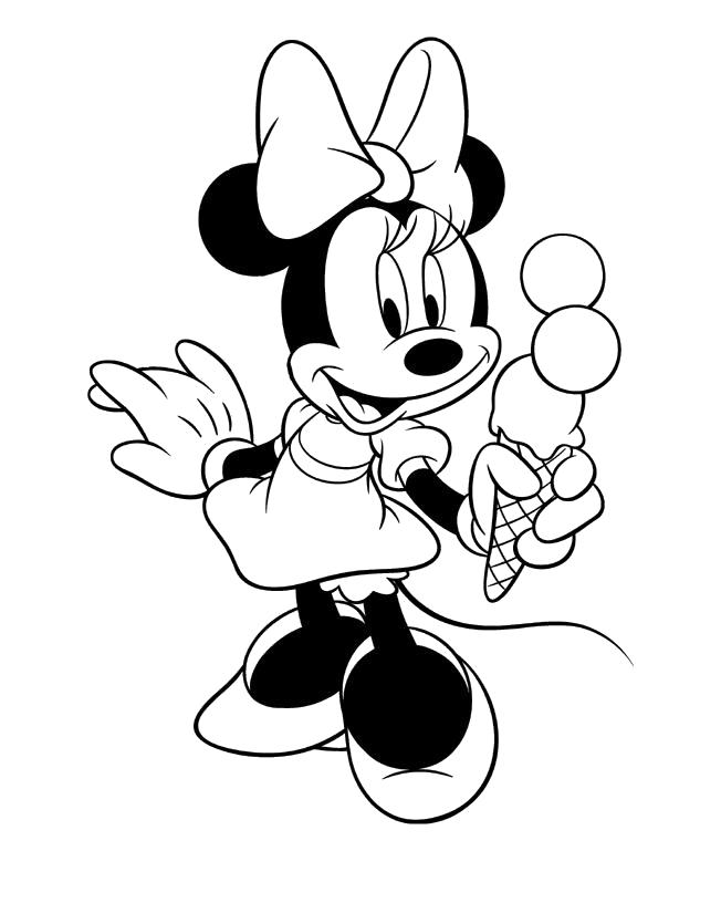 Раскраски героев диснеевских мультиков: Микки Маус (Mickey Mouse)