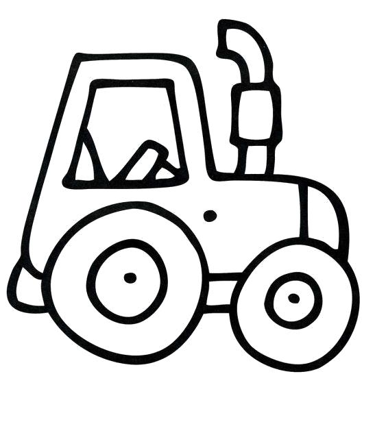 Название: Раскраска Раскраска Трактор. Категория: для мальчиков. Теги: трактор.