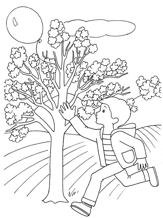 Раскраска мальчик бежит за шариком, мальчик и воздушный шар, шар летит, ветер уносит шар, . Весна