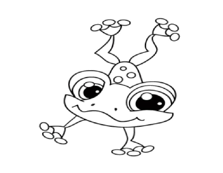 Раскраска Раскраска лягушка. лягушка