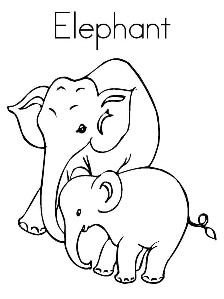 Раскраска Раскраска слон. слон