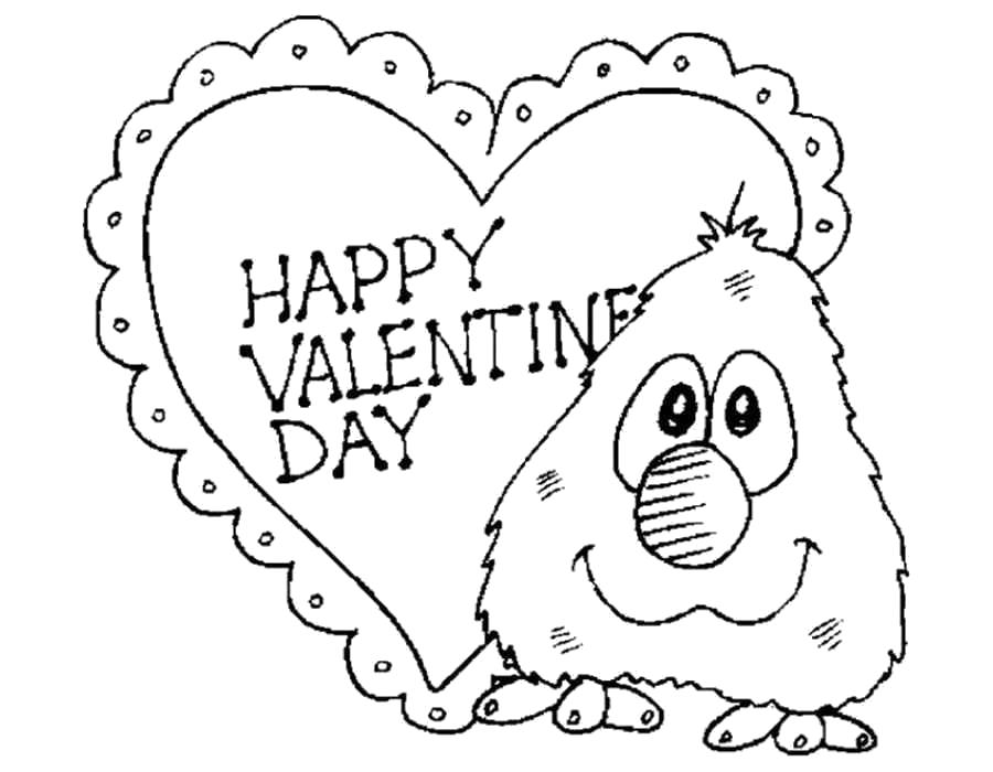Название: Раскраска Раскраска День Святого Валентина. Категория: День святого валентина. Теги: 14 февраля.