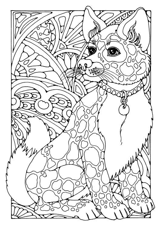Раскраска Раскраска антистресс -собака . 
