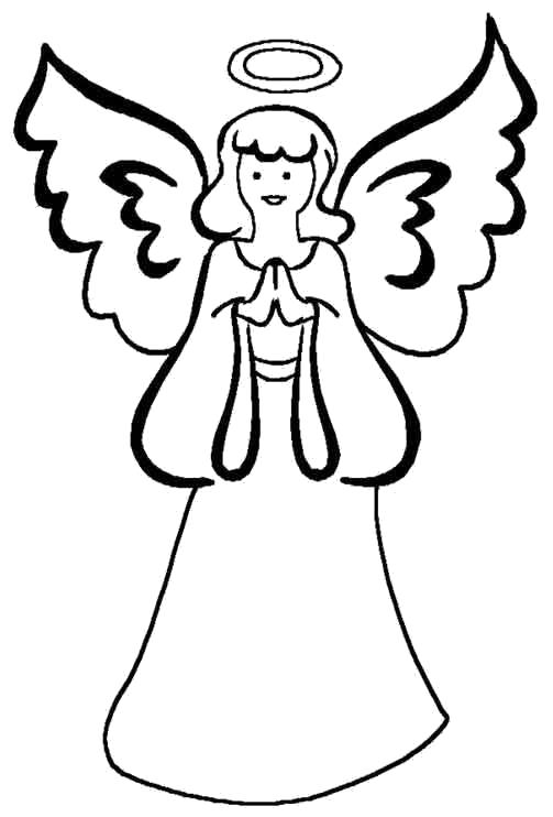 Название: Раскраска ангелочек. Категория: мифические существа. Теги: ангел.
