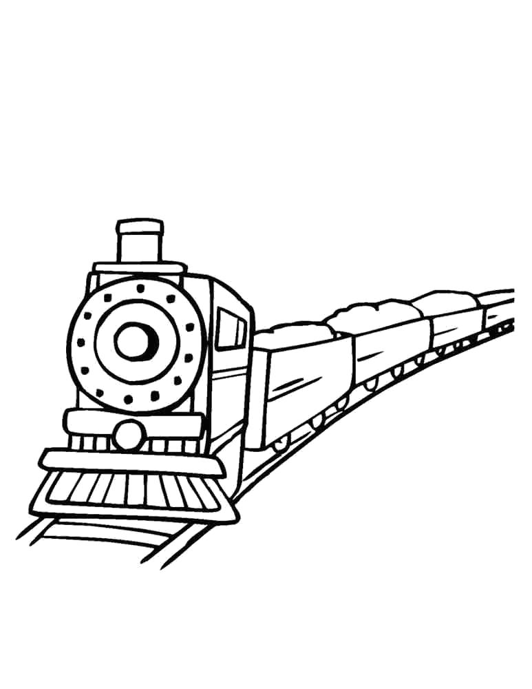 Раскраска Раскраска поезд. для мальчиков