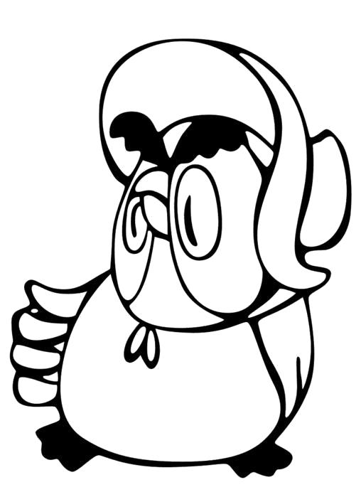 Название: Раскраска Раскраски пух отечественные мультфильмы, винни пух, сова. Категория: Сова. Теги: Сова.