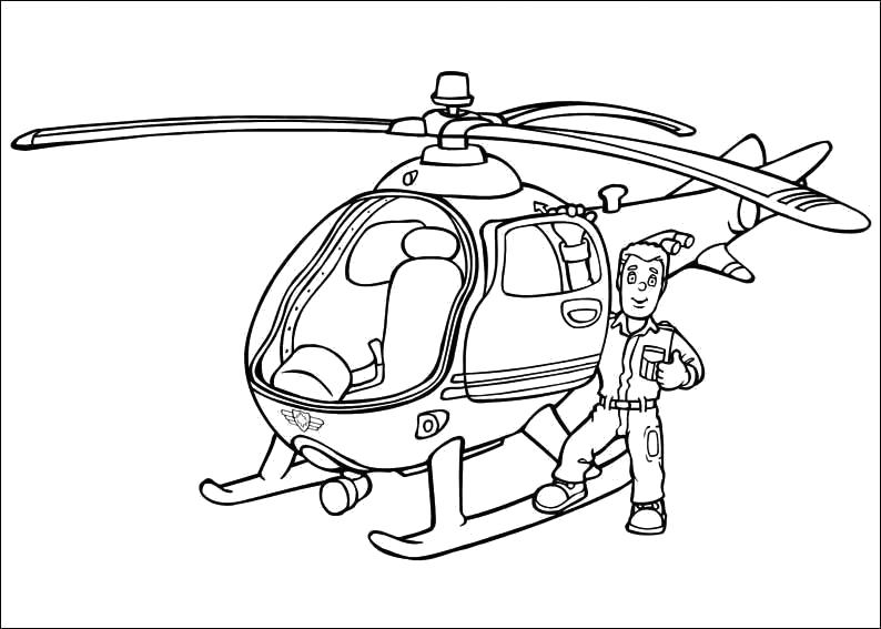 Раскраска  "вертолет" скачать и распечатать бесплатно. Скачать вертолет.  Распечатать вертолет