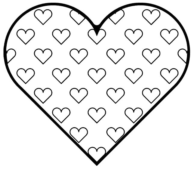 Название: Раскраска Раскраска сердце. Категория: День святого валентина. Теги: сердце.
