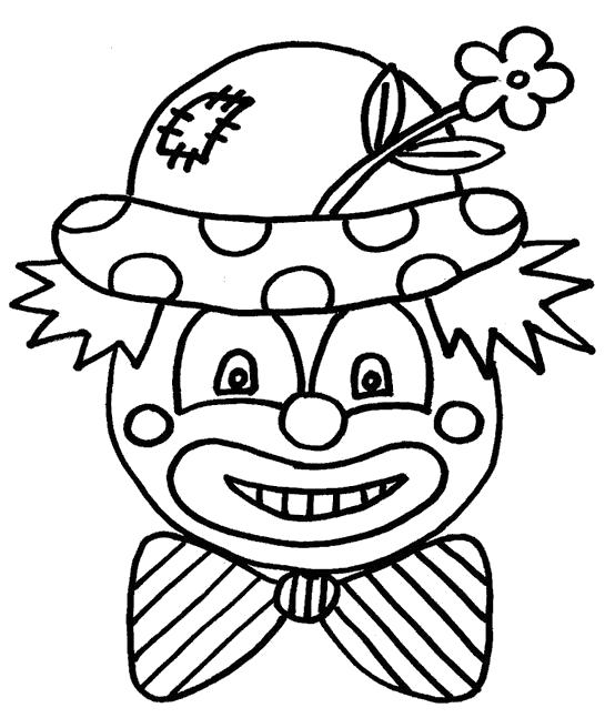 Название: Раскраска клоун в шляпе. Категория: клоун. Теги: клоун.