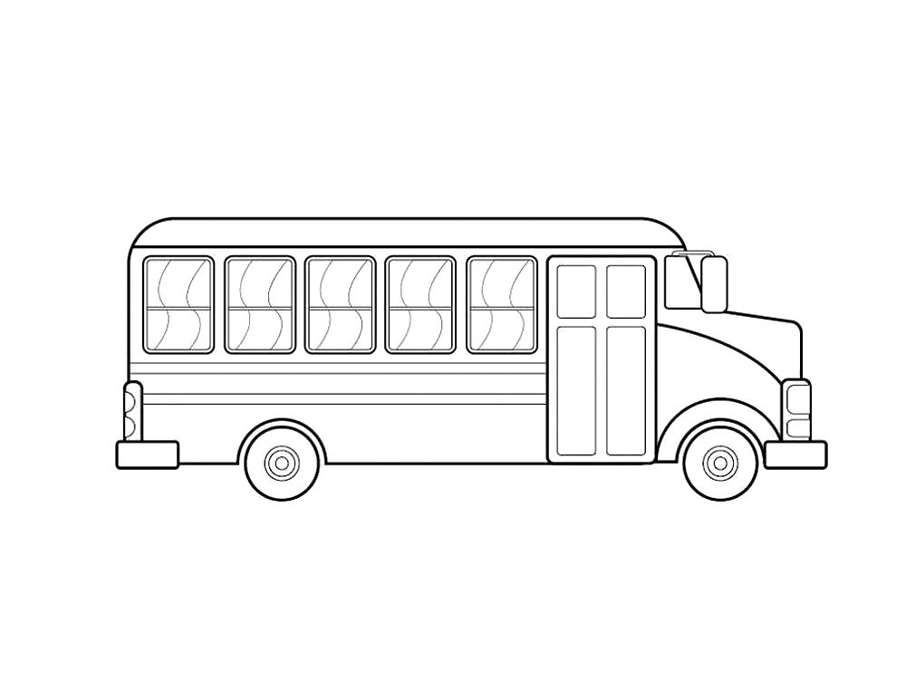 Название: Раскраска Раскраска автобус. Категория: Автобус. Теги: Автобус.