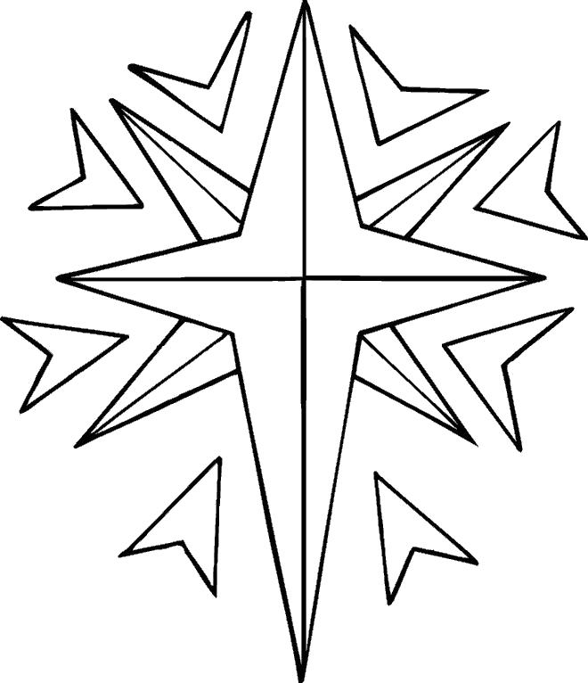 Раскраска звезда многоугольники. геометрические фигуры