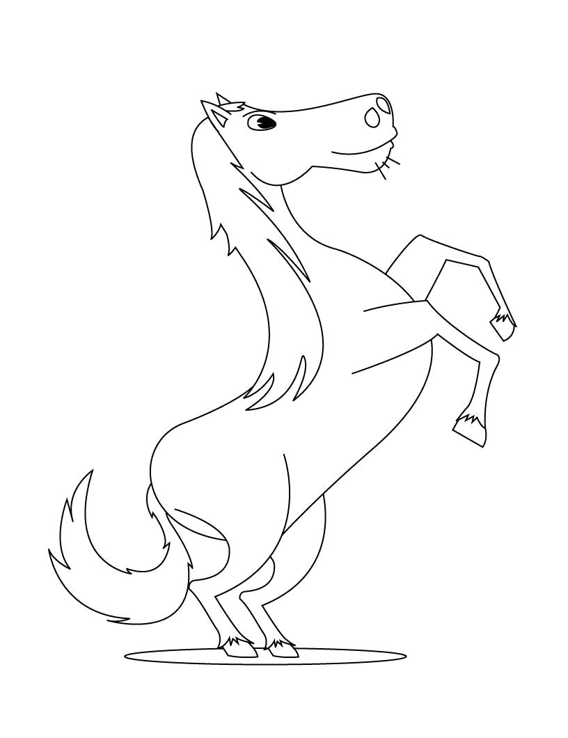 Название: Раскраска Раскраски лошади . Категория: Домашние животные. Теги: Лошадь.