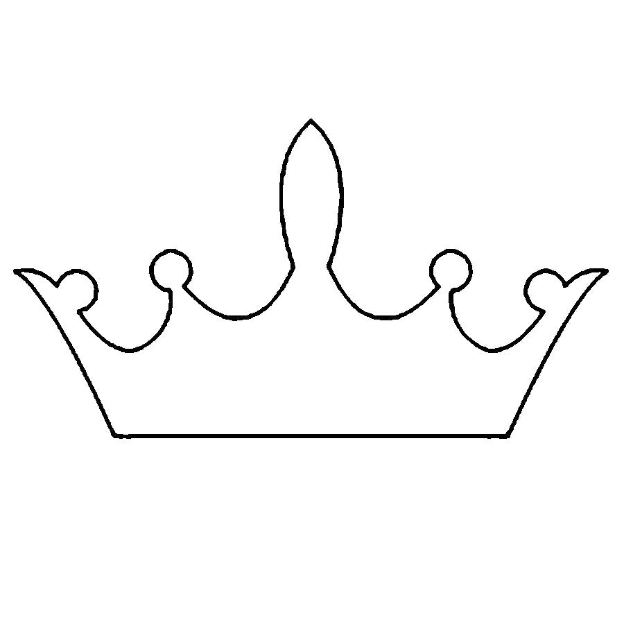 Корона короля шаблон для вырезания