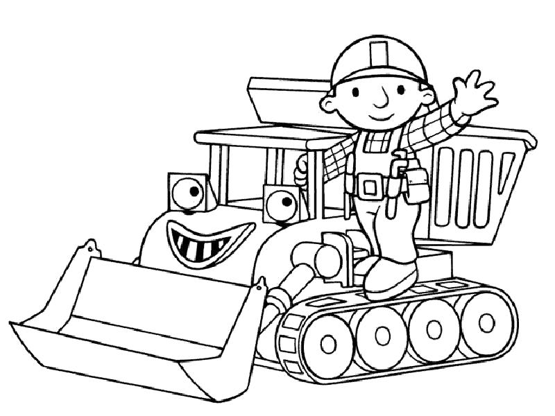 Название: Раскраска Раскраска трактор. Категория: для мальчиков. Теги: строительная техника.