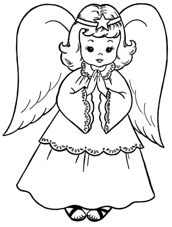 Название: Раскраска ангелочек. Категория: мифические существа. Теги: ангел.