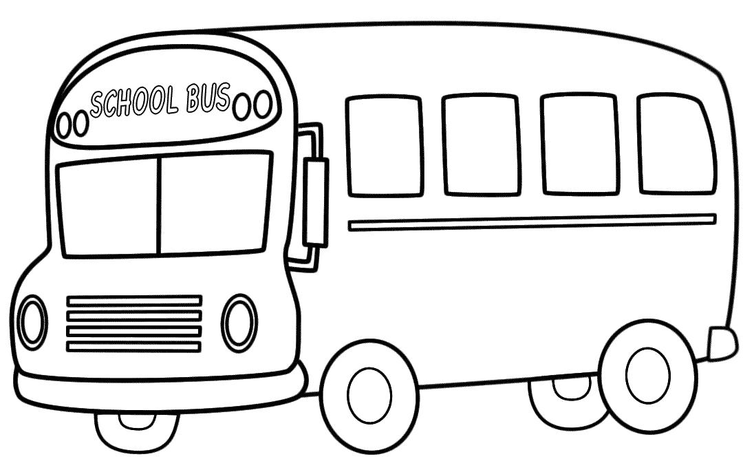 Раскраска School Bus-Школьный автобус. 