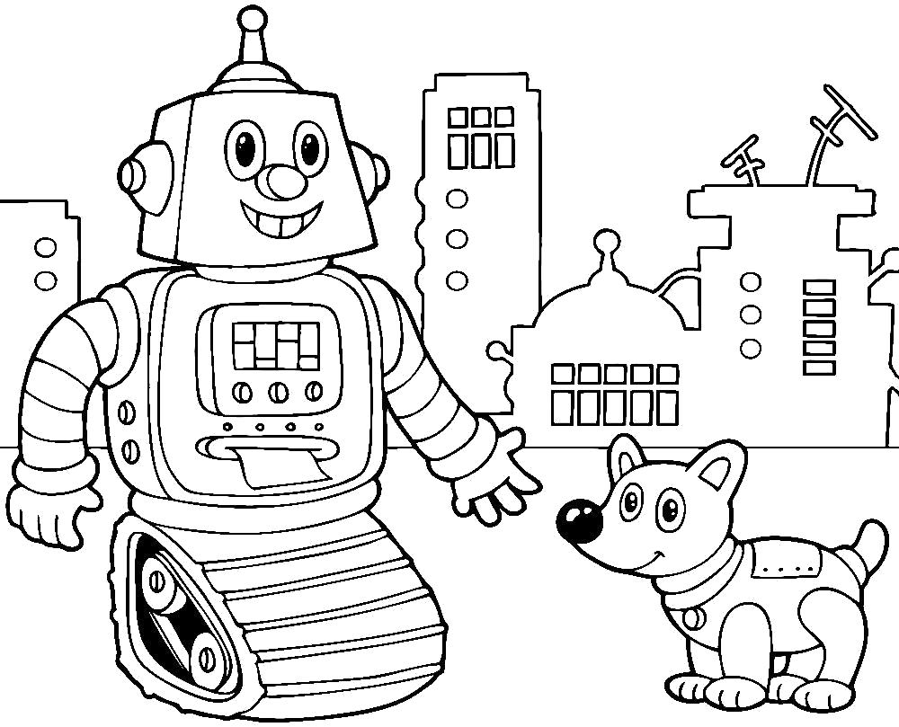 Раскраски Раскраска Роботы раскраски для детей Картинки роботы Робот,  Раскраска Роботы раскраски для малышей Робот.