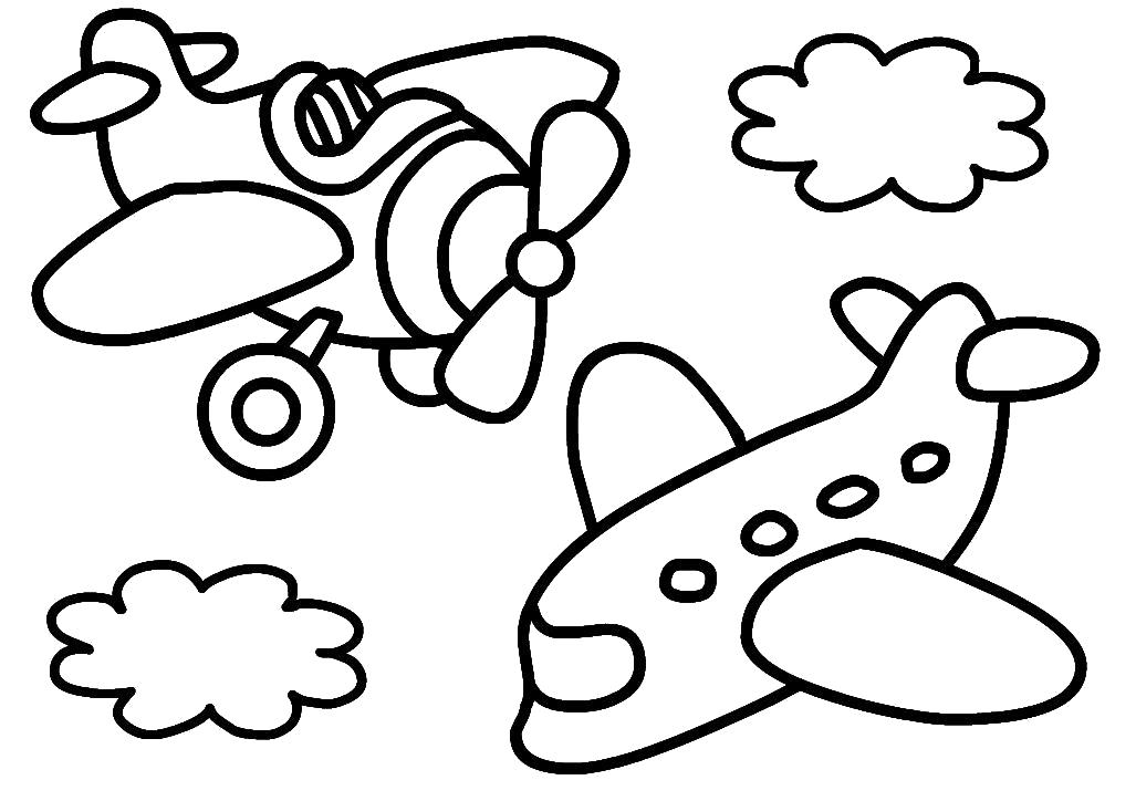Раскраска раскраска самолёты. самолет