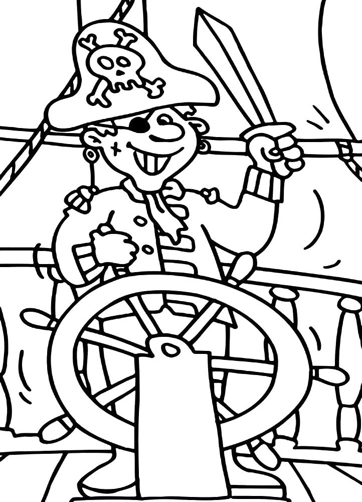 Название: Раскраска Раскраски для детей пираты. Категория: Пират. Теги: Пират.