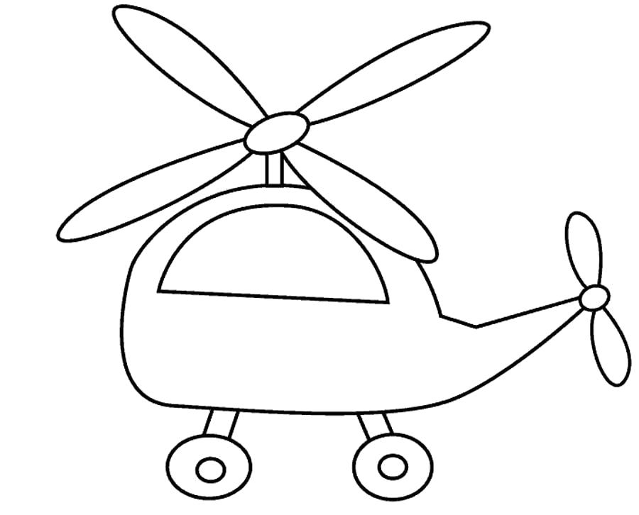 Название: Раскраска Раскраска  ребенку. Категория: для мальчиков. Теги: вертолет.