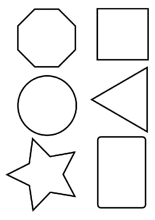 Название: Раскраска Фигуры. Категория: геометрические фигуры. Теги: квадрат, звезда, круг.