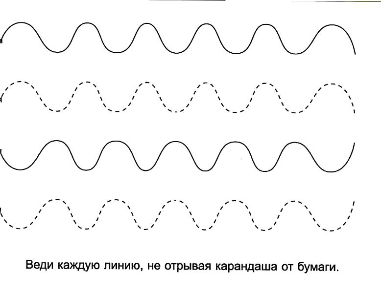 Волны рисуем по шаблонам