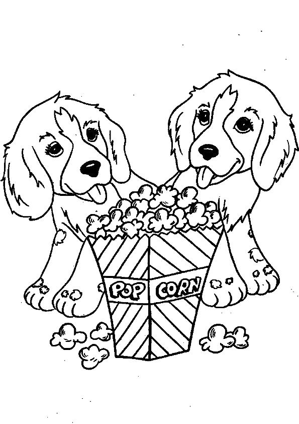 Раскраска  раскраски с собаками. Домашние животные