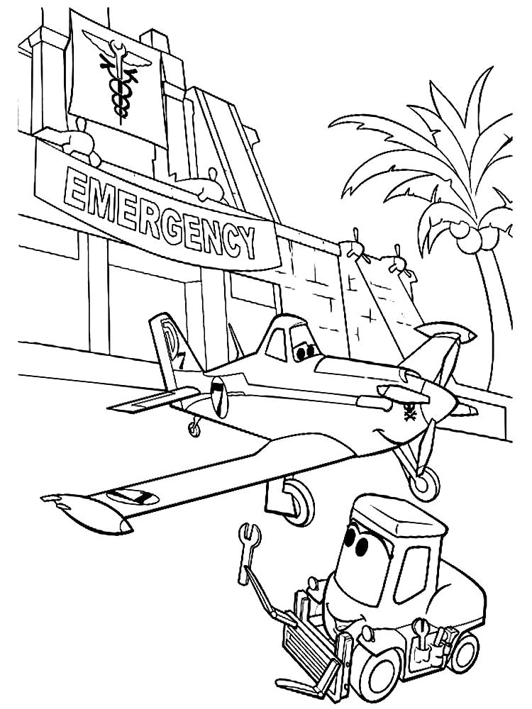 Раскраска Картинки Самолеты для детского творчества. Скачать самолет.  Распечатать самолет