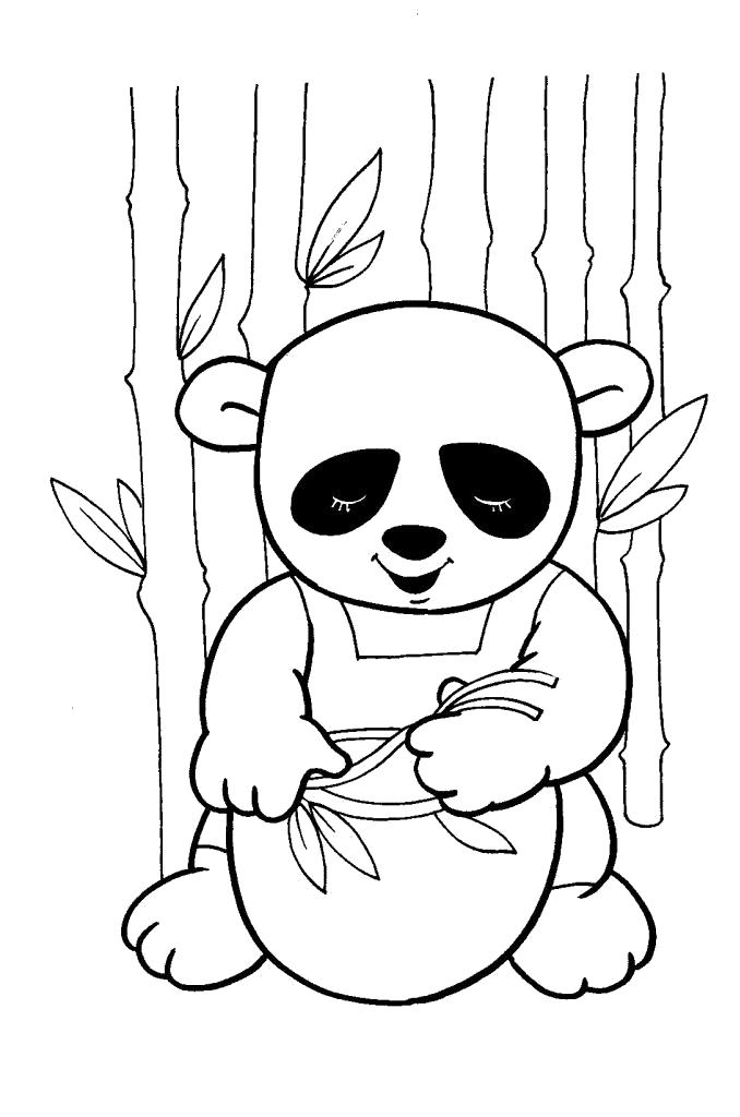 Раскраска Раскраски дикие Раскраски для детей, маленькая панда, дикие животные. Дикие животные