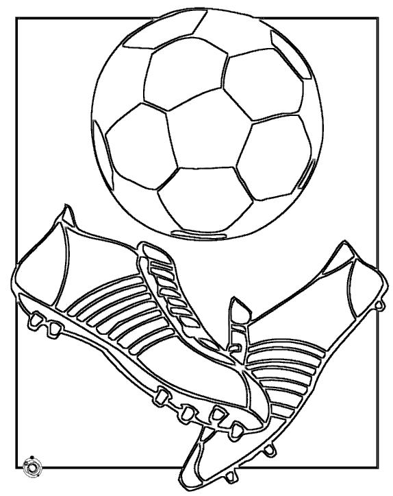 Название: Раскраска Раскраски мяч футбол, бутсы, мяч .раскраски. Категория: Футбол. Теги: Футбол.