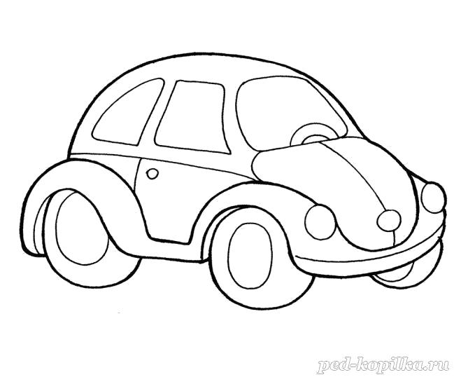 Название: Раскраска Раскраска для детей. Легковой автомобиль, фольксваген жук. Категория: Автомобиль. Теги: Автомобиль.