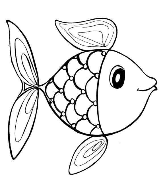 Раскраска Раскраска Дети на рыбалке с чешуей. Рыбы
