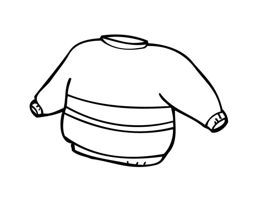 Название: Раскраска Свитерок. Категория: свитер. Теги: свитер.