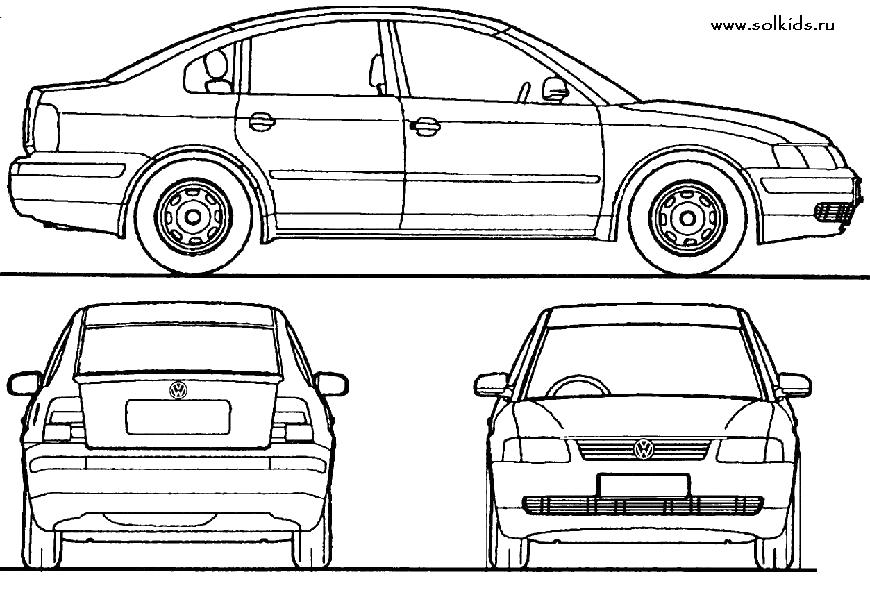 Раскраска Машина Hyundai – Математические картинки
