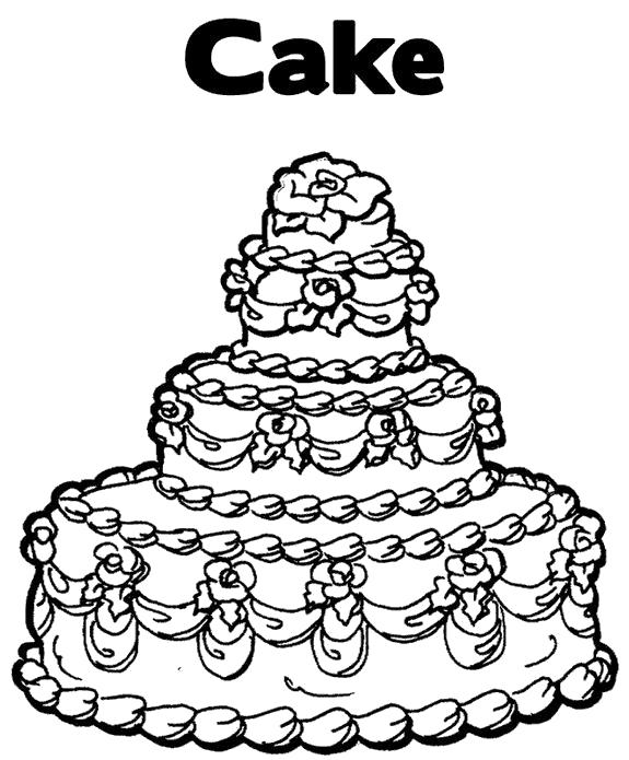 Название: Раскраска tort. Категория: еда. Теги: торт.