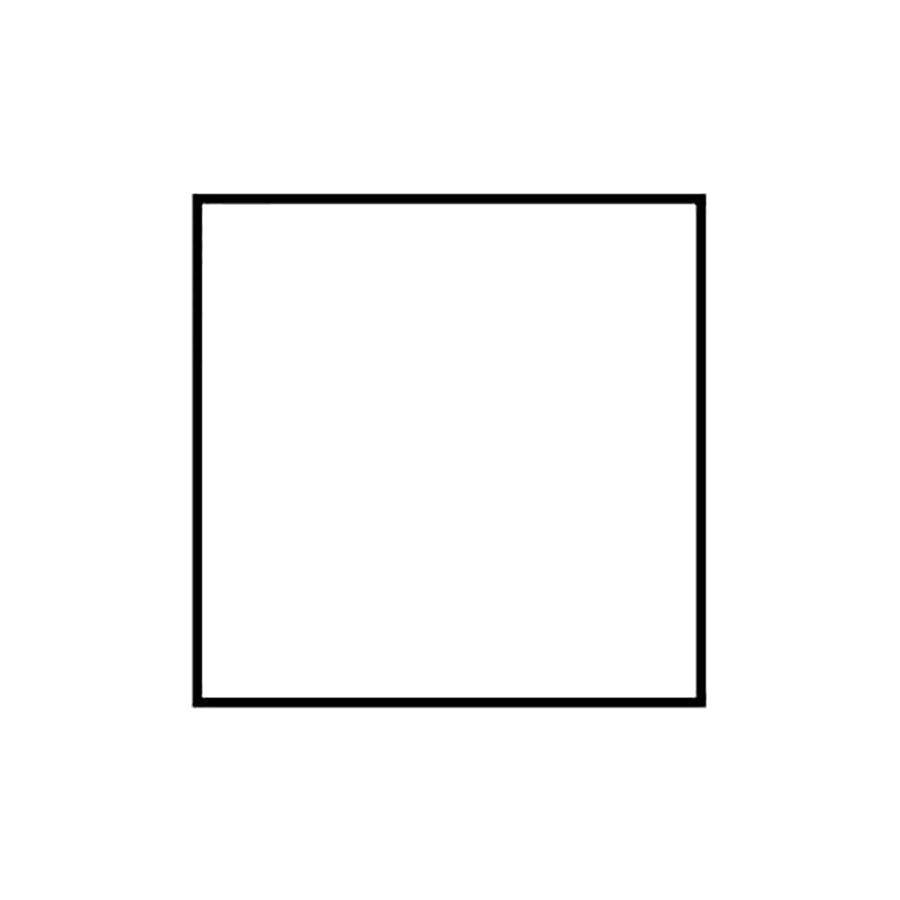 Раскраска Раскраски геометрические фигуры из бумаги квадрат контур для вырезания из бумаги, квадрат шаблон. геометрические фигуры