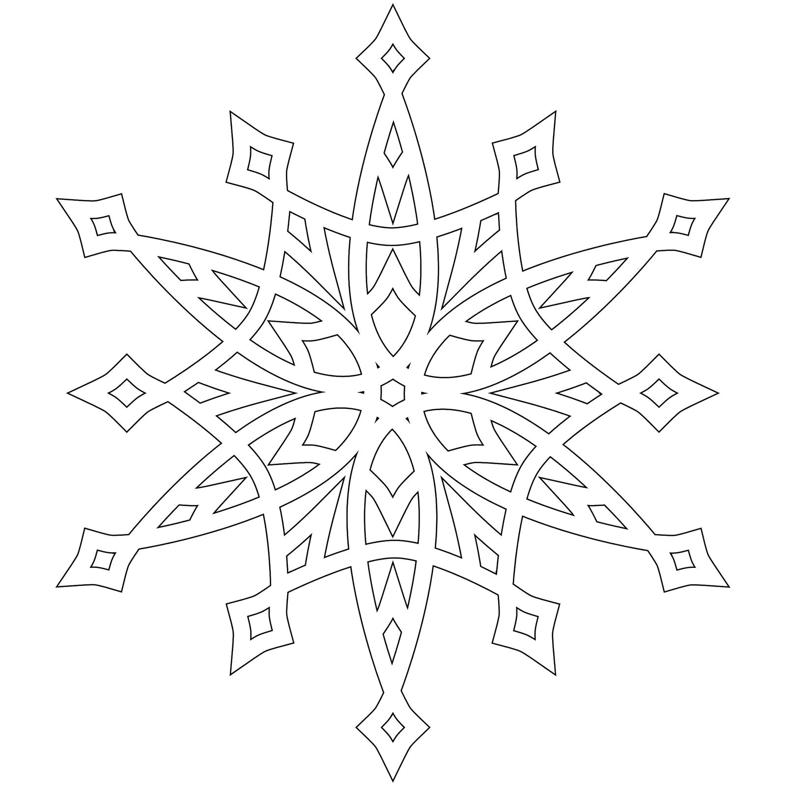 Название: Раскраска Раскраски снежинка снежинка раскраска. Категория: снежинка. Теги: снежинка.