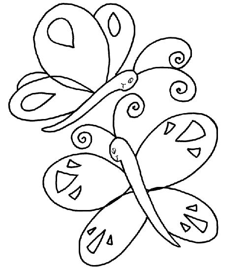 Название: Раскраска две бабочки. Категория: Бабочки. Теги: Бабочки.
