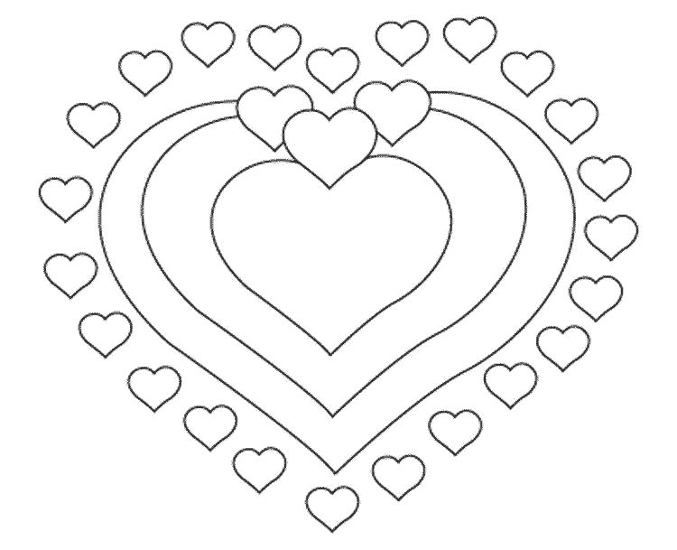 Название: Раскраска Раскраски валентина сердца, открытка, валентинка . Категория: сердечки. Теги: сердечки.