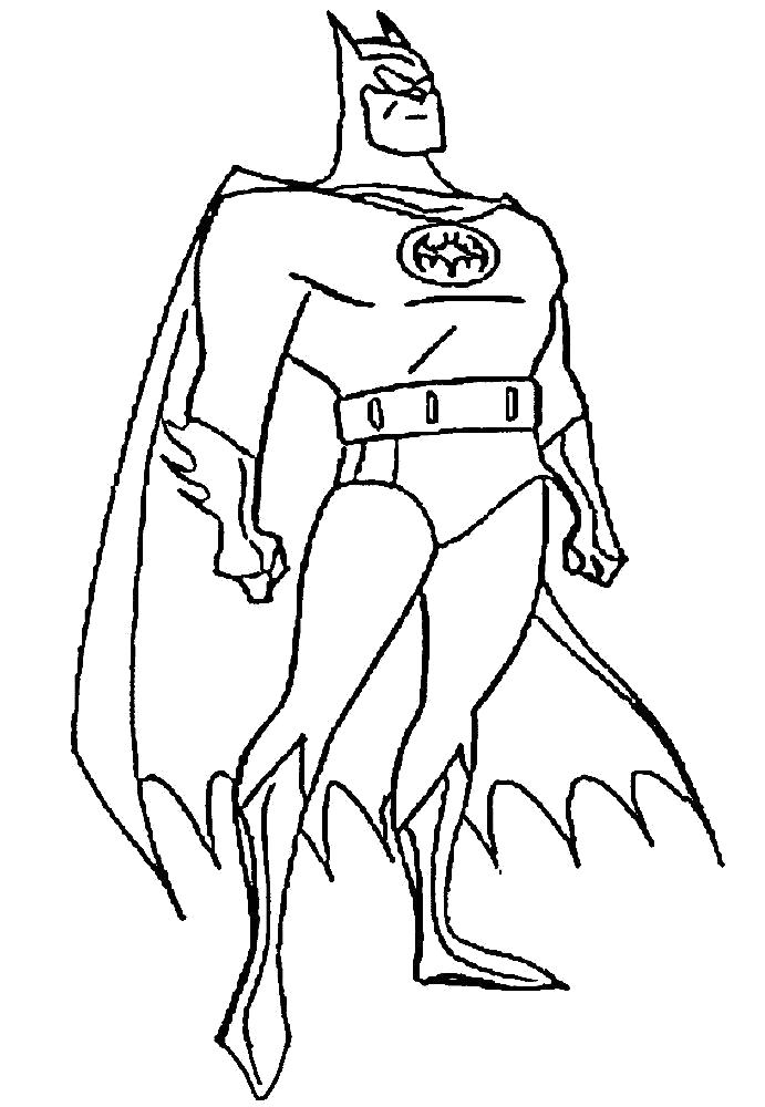 Раскраска Бэтмэн. Супергерои