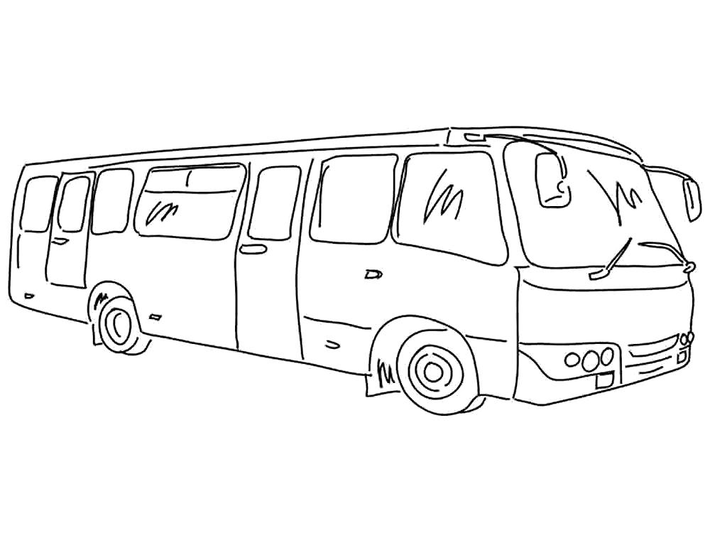 Название: Раскраска Раскраска автобус. Категория: Автобус. Теги: Автобус.